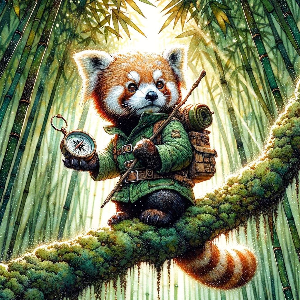 Red Panda Explorer in Bamboo Grove