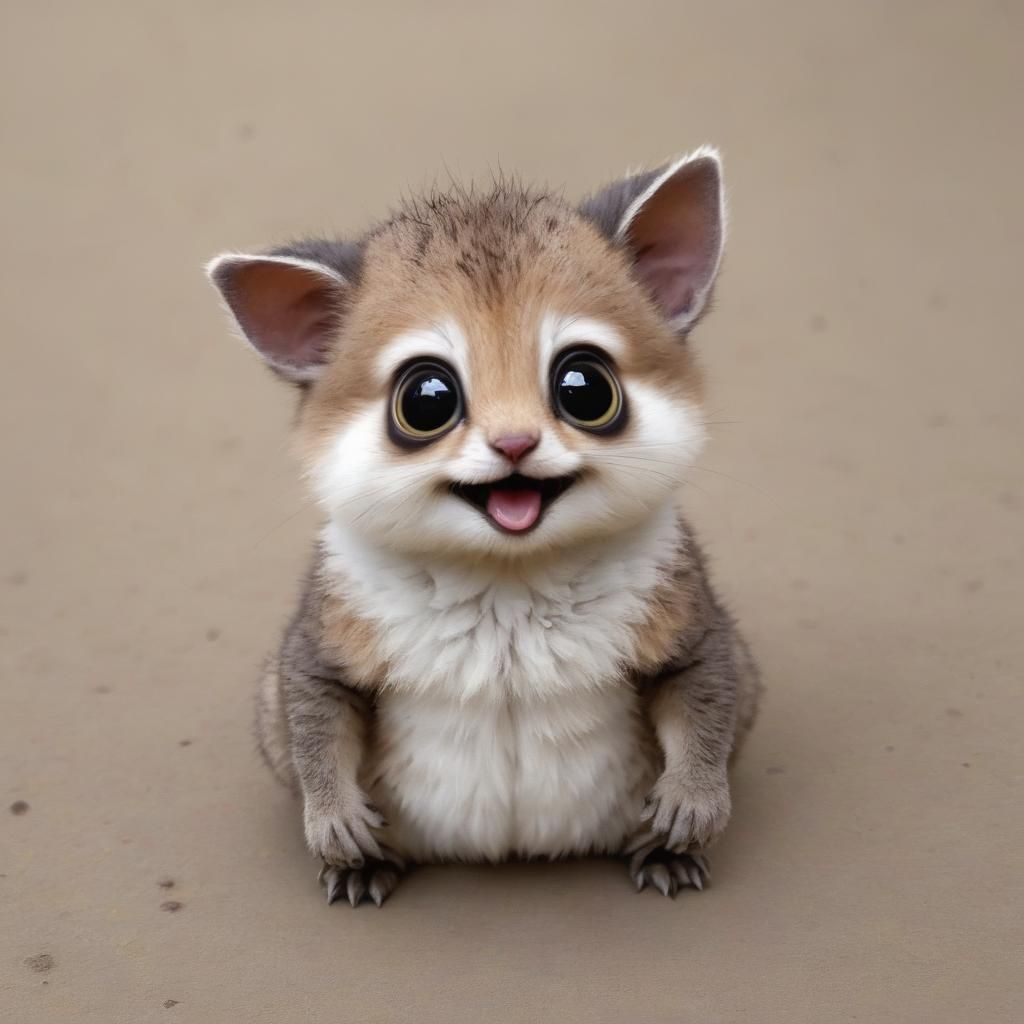 Adorable Fantasy Creature: An AI-Generated Dream