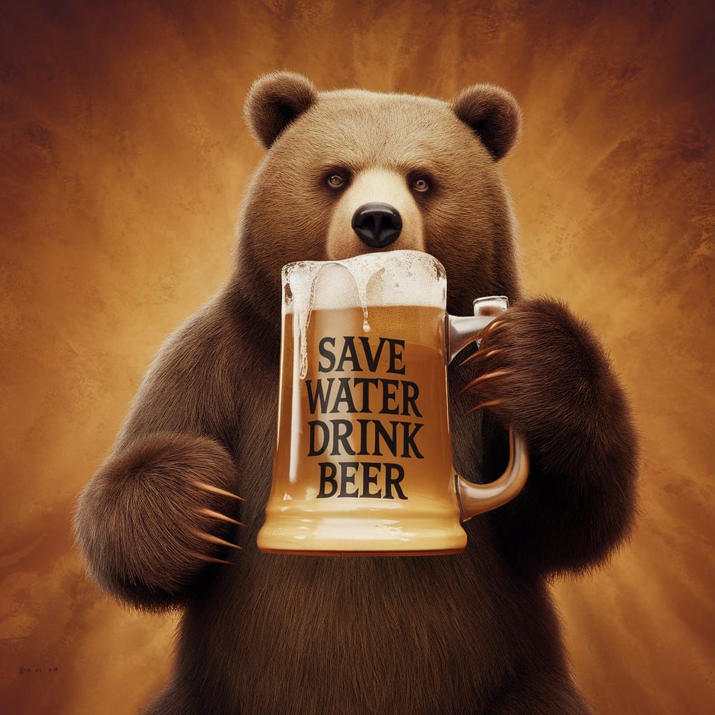 Fantastical Bear Mug in a World of Wonder