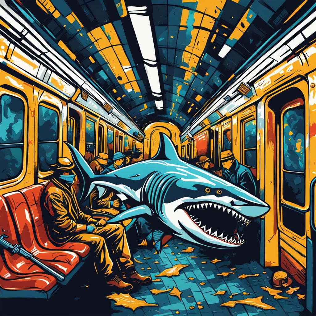 Shark with Kalashnikov Terrorizes Subway Passengers