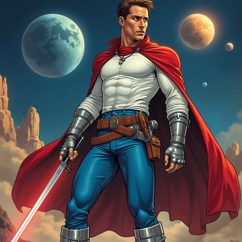 Space Pirate in Cosmic Garb