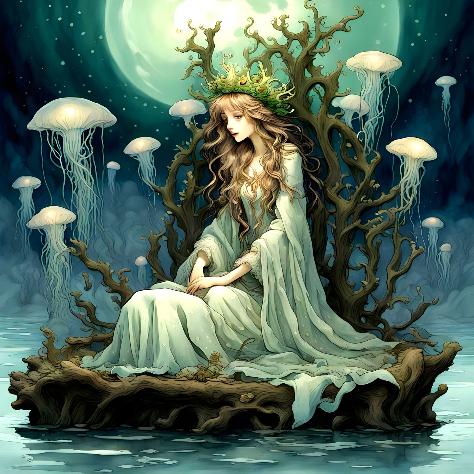 Selkie by arthur rackham