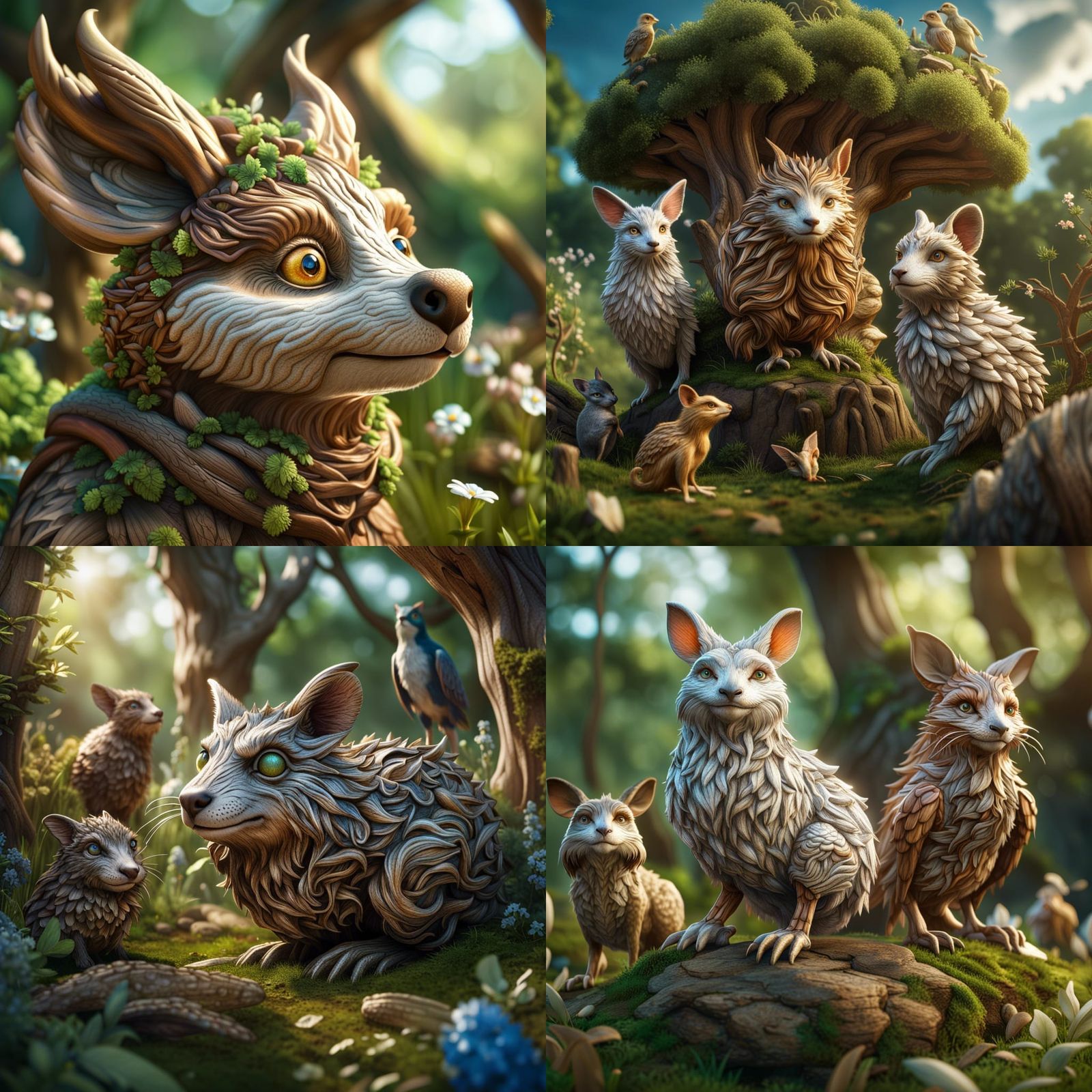 Animals of Farthing Wood: Realistic Fantasy Concept Art