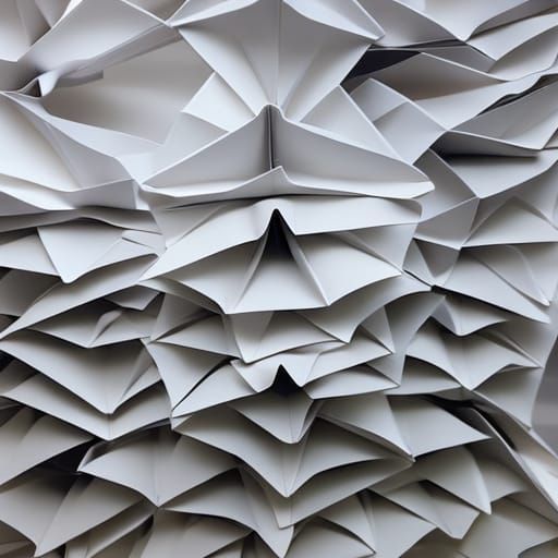 Origami Paper Horse in 8K Resolution