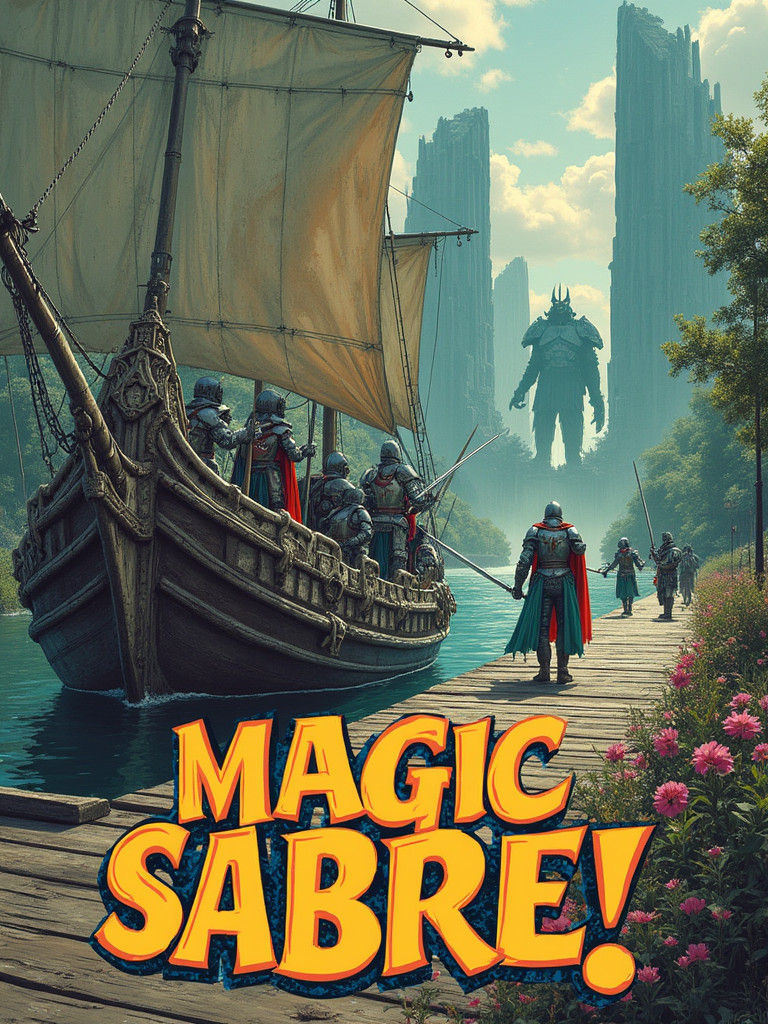 Medieval Superheroes on Dockland Comic Book Cover