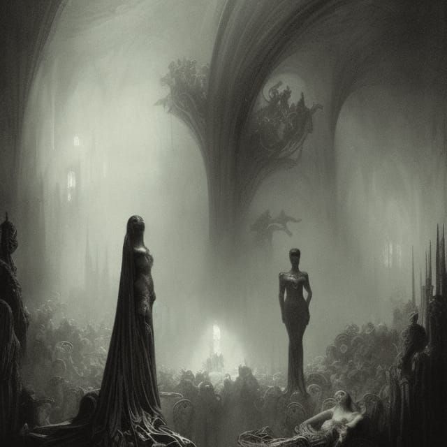 Sinister Paradise: Morbid Couture in Ethereal Style