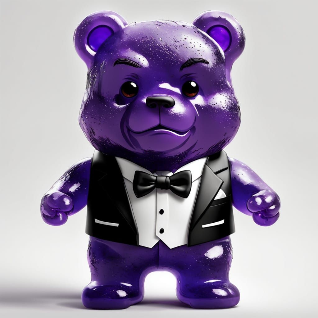 Regal Gummy Bear in Formal Attire
