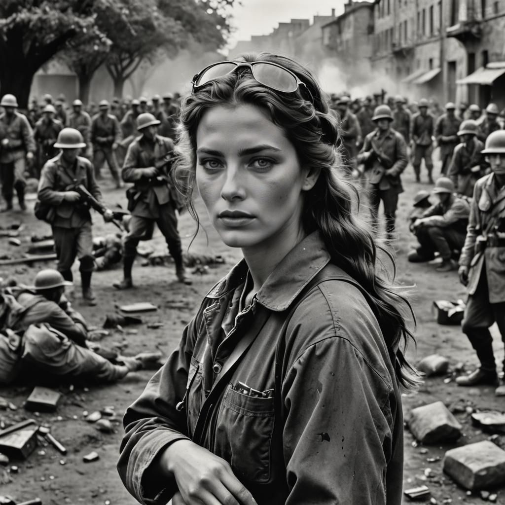 Anna Rush: War Correspondent, 1990s Vogue Photo