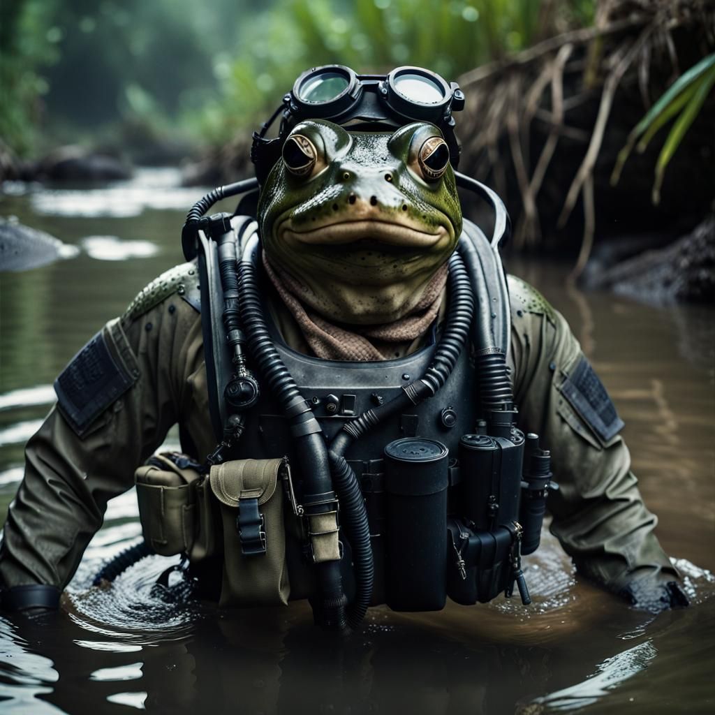 Frogman Frog Man