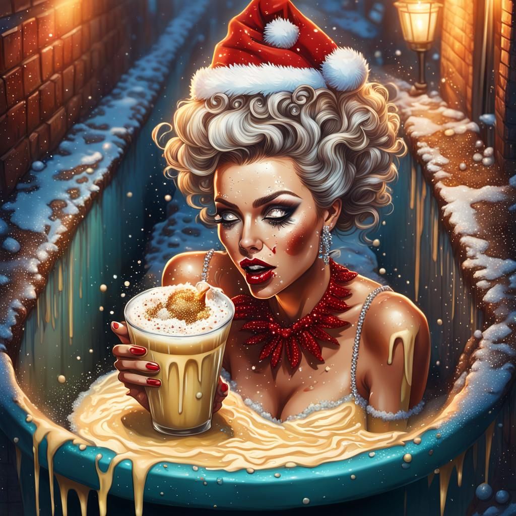 Christmas Showgirl's Unfortunate Moment in Splash Art
