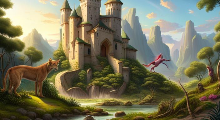 Panther and Unicorn in Harmonious Coexistence