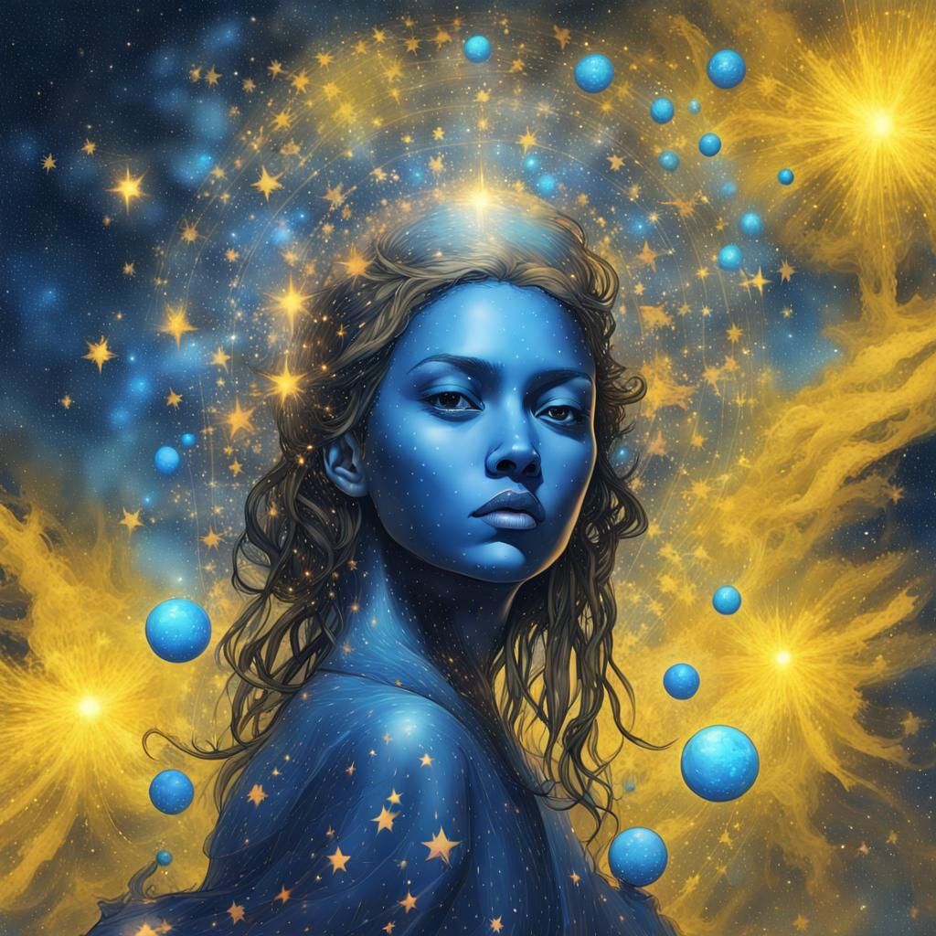 Blue Star AI's Polychromatic Graffiti Dream