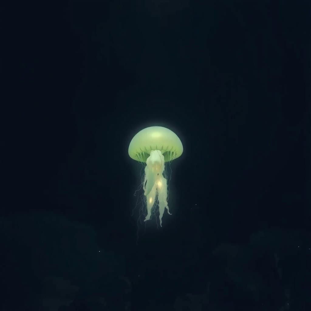 Colossal Sea Monster Emerges from Dark Ocean Depths