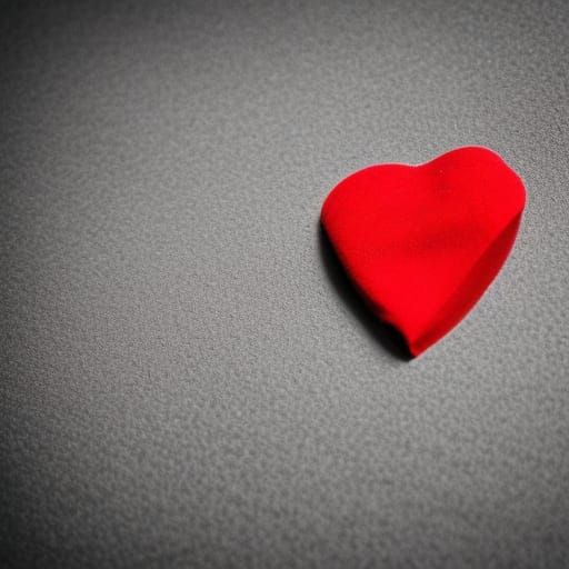 Heart in Sharp Focus with Bokeh Photography