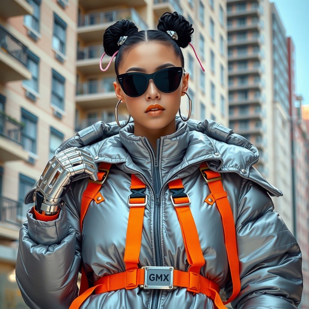 A free-style urban bomber outfit by GMX