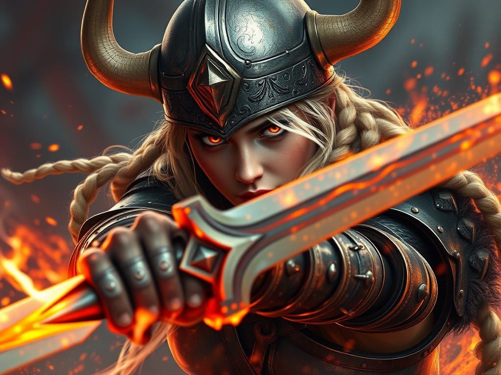 Firestorm Fury: The Saga of Reika, the Crimson-Eyed Viking Warrior