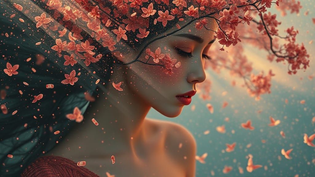 Abstract Subconscious Mind in Surrealist Style