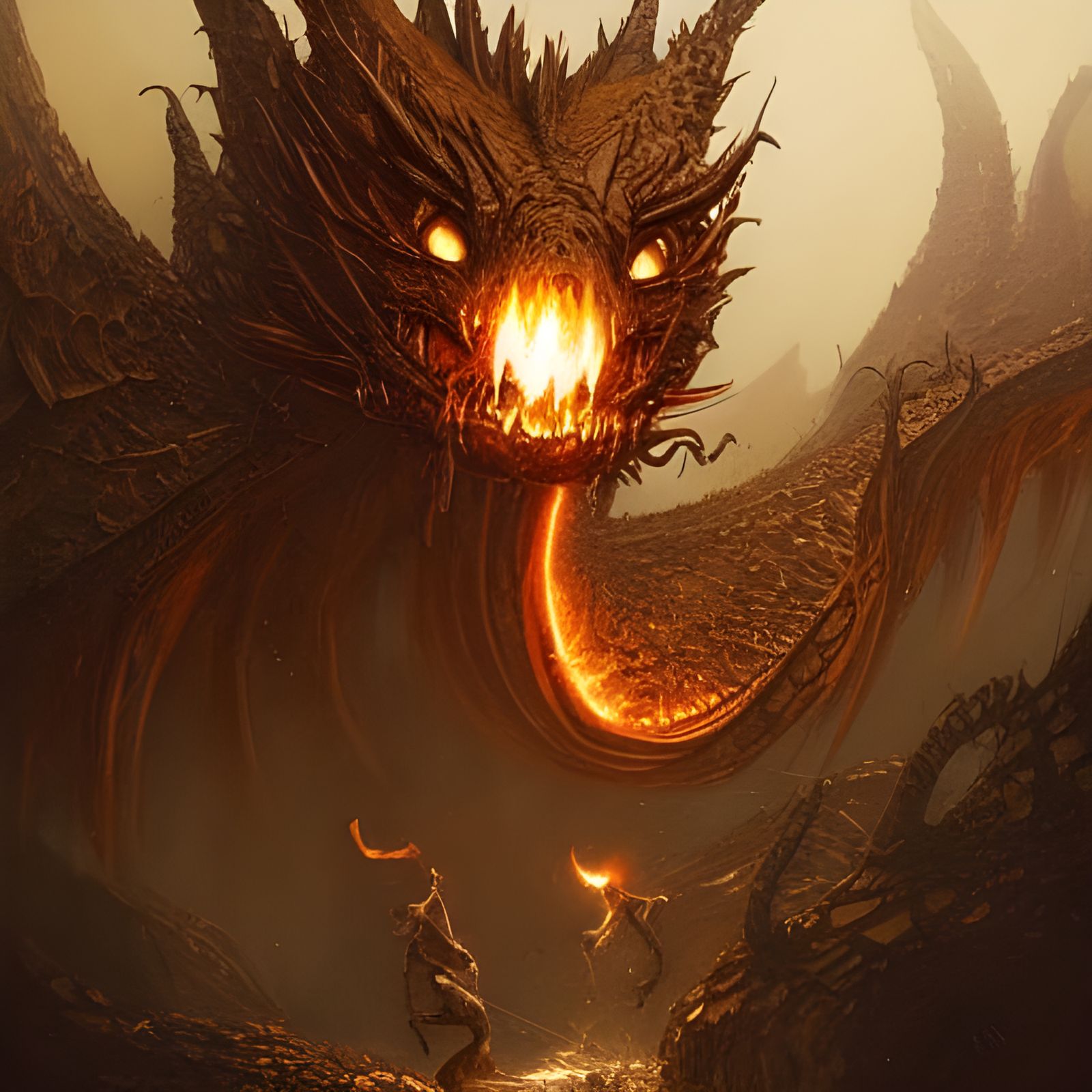 Smaug's Fiery Breath: A Hobbit's Terror