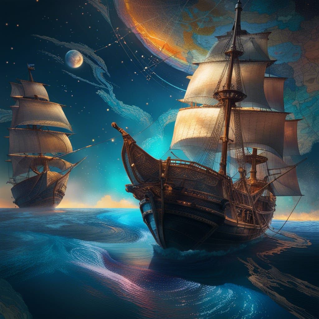 AI Explorer Navigates Digital World in Hyperrealism