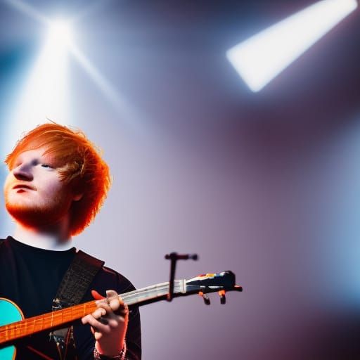Ed Sheeran Portrait in Natural Lighting