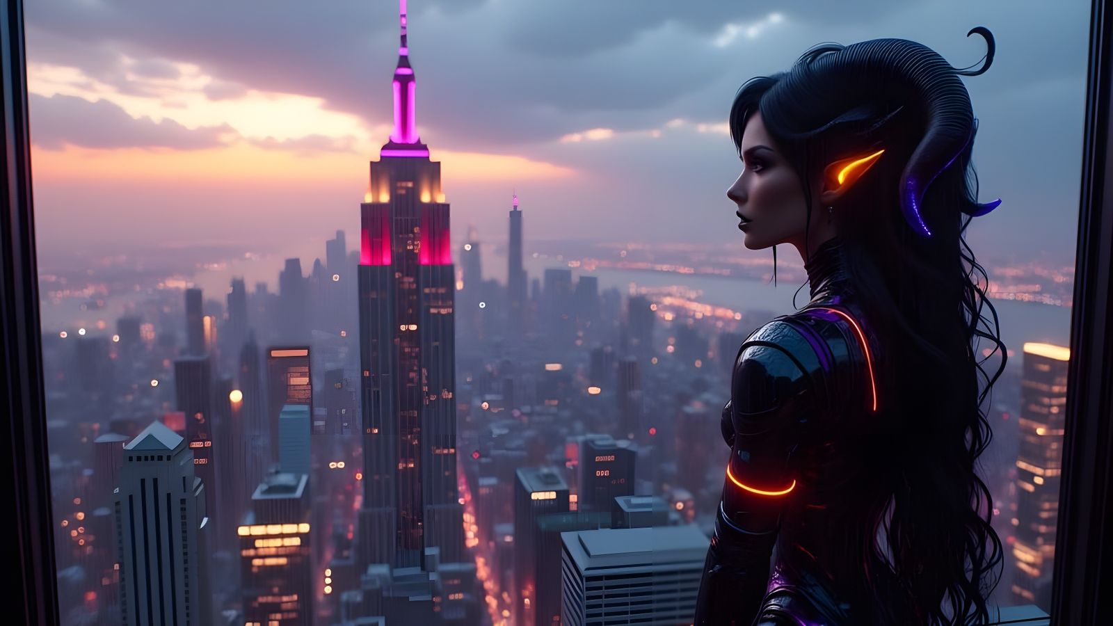 Kurai Taiyo Cityscape