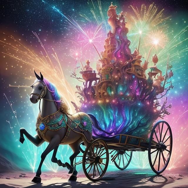 Bioluminescent Christmas Cake in Fairytale Land