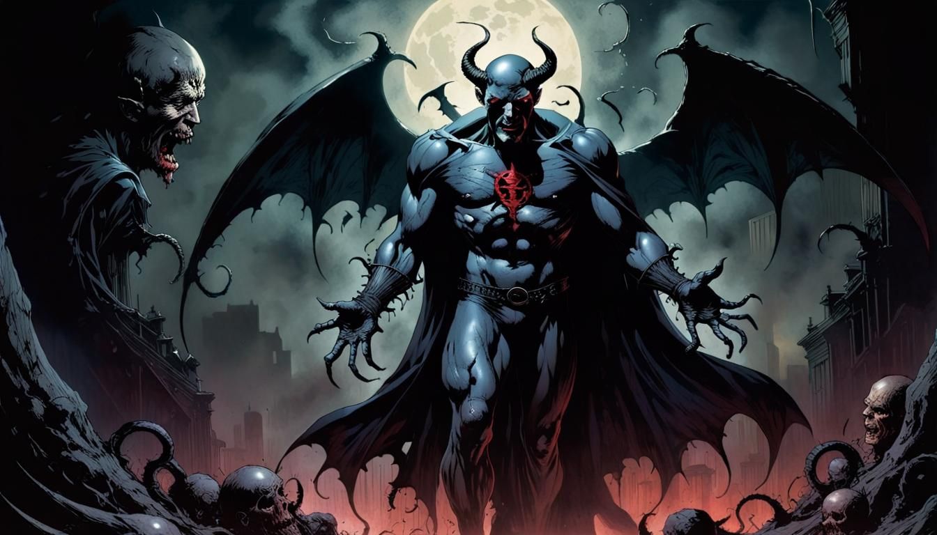 gothic art/lyrical abstraction/horror/ IMAX;
"Frightful man desperate as he turns to (Satan:1.2);
 giving soul and all c...