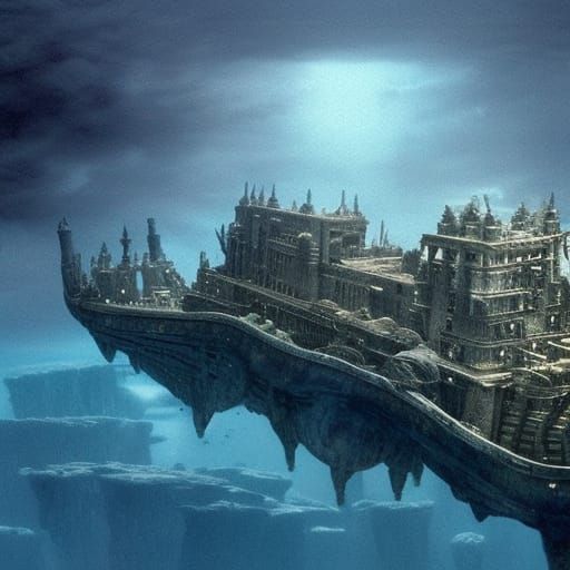 Epic Atlantis Digital Matte Painting