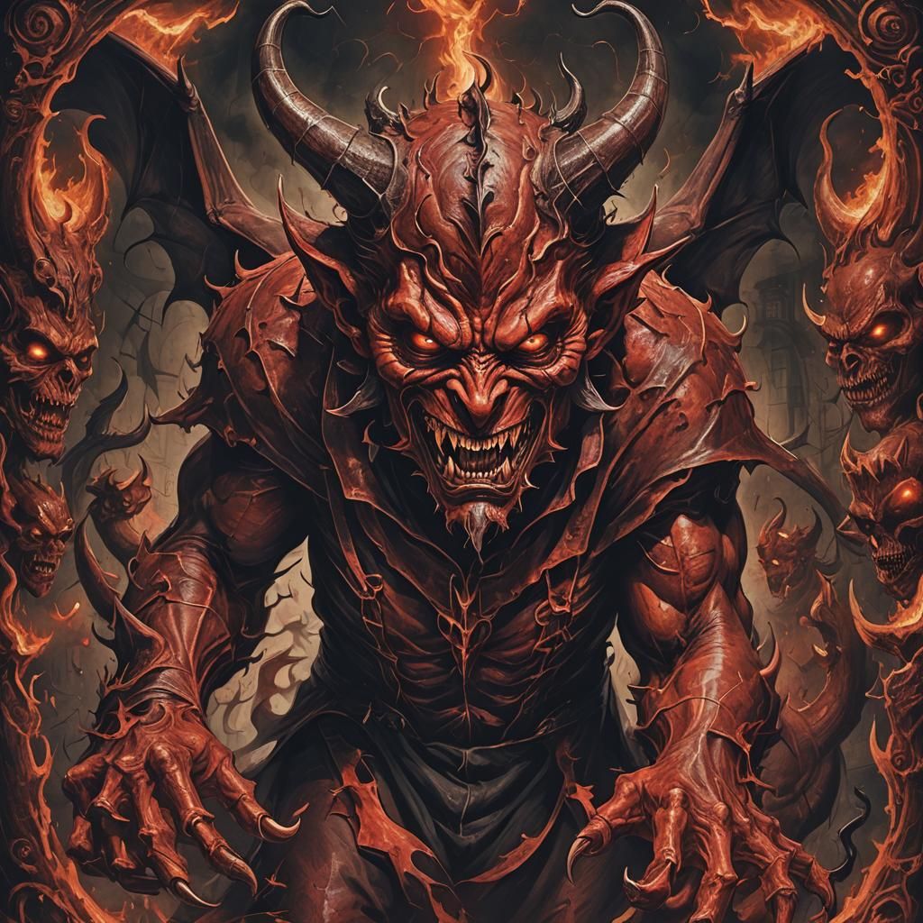 Terrifying Devilish Creature of Danger