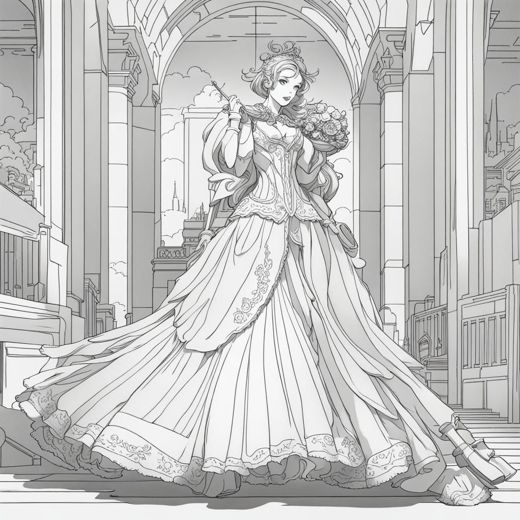 Minimalist Line Art Illustration