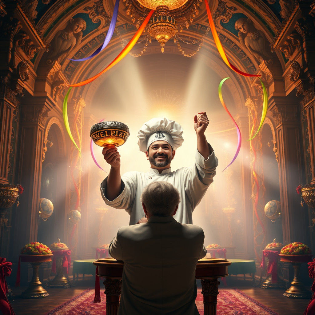 Chef Wins Nobel Pizza Prize in Ornate Hall