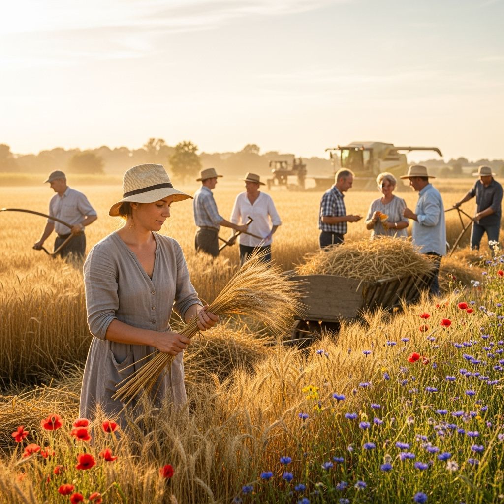 Harvest, work, beauty
