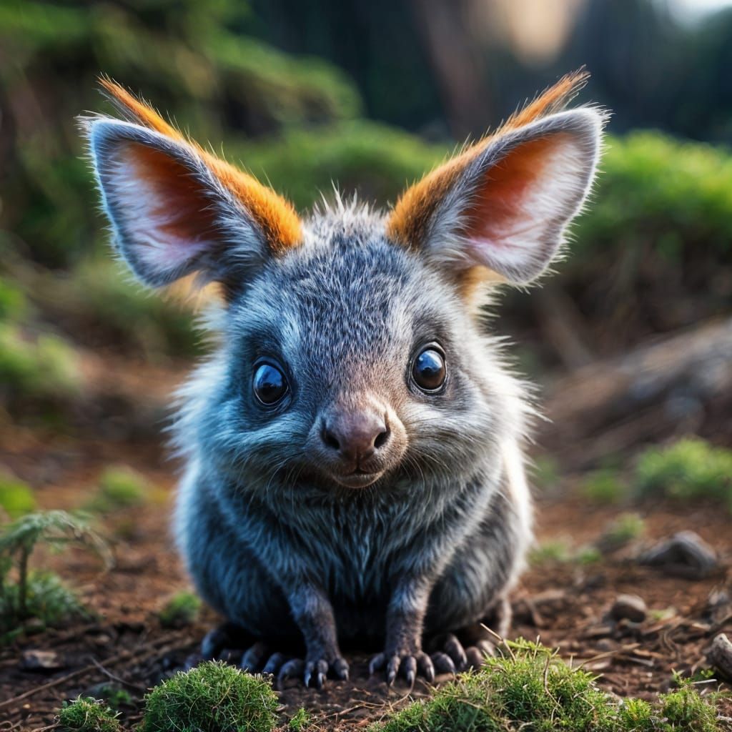 Zombie Wallaby in Creepy Outback Horror Scene