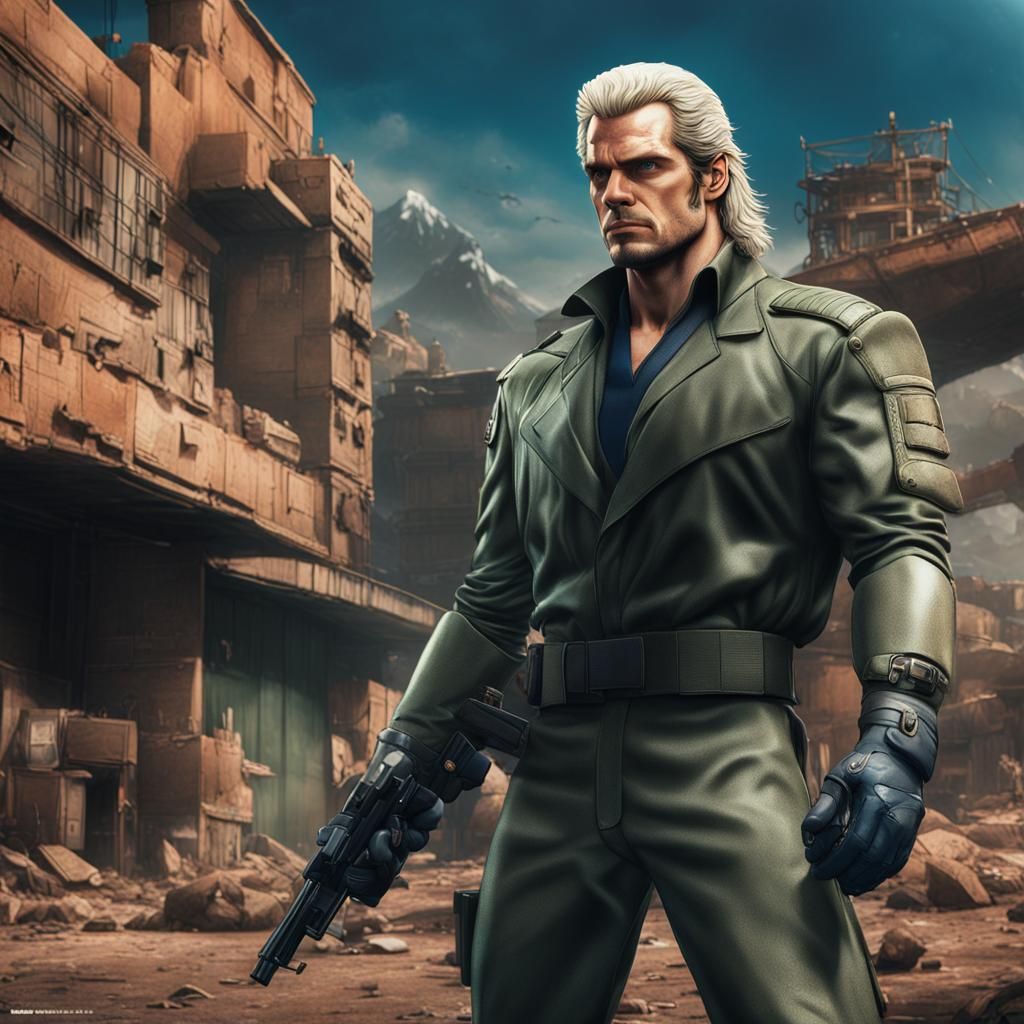 Henry Cavill as Liquid Snake: Photorealistic Digital Art