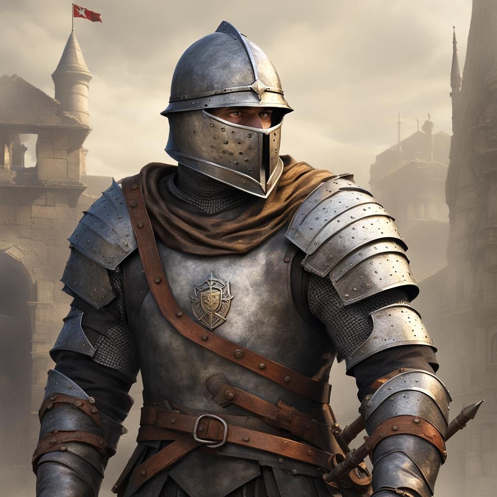 Vigilant Town Guard in Chainmail Armor