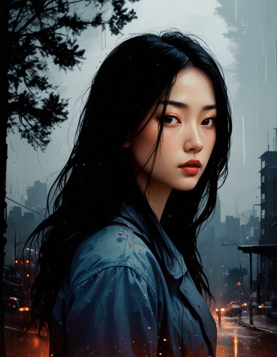 Urban Fantasy Woman Portrait