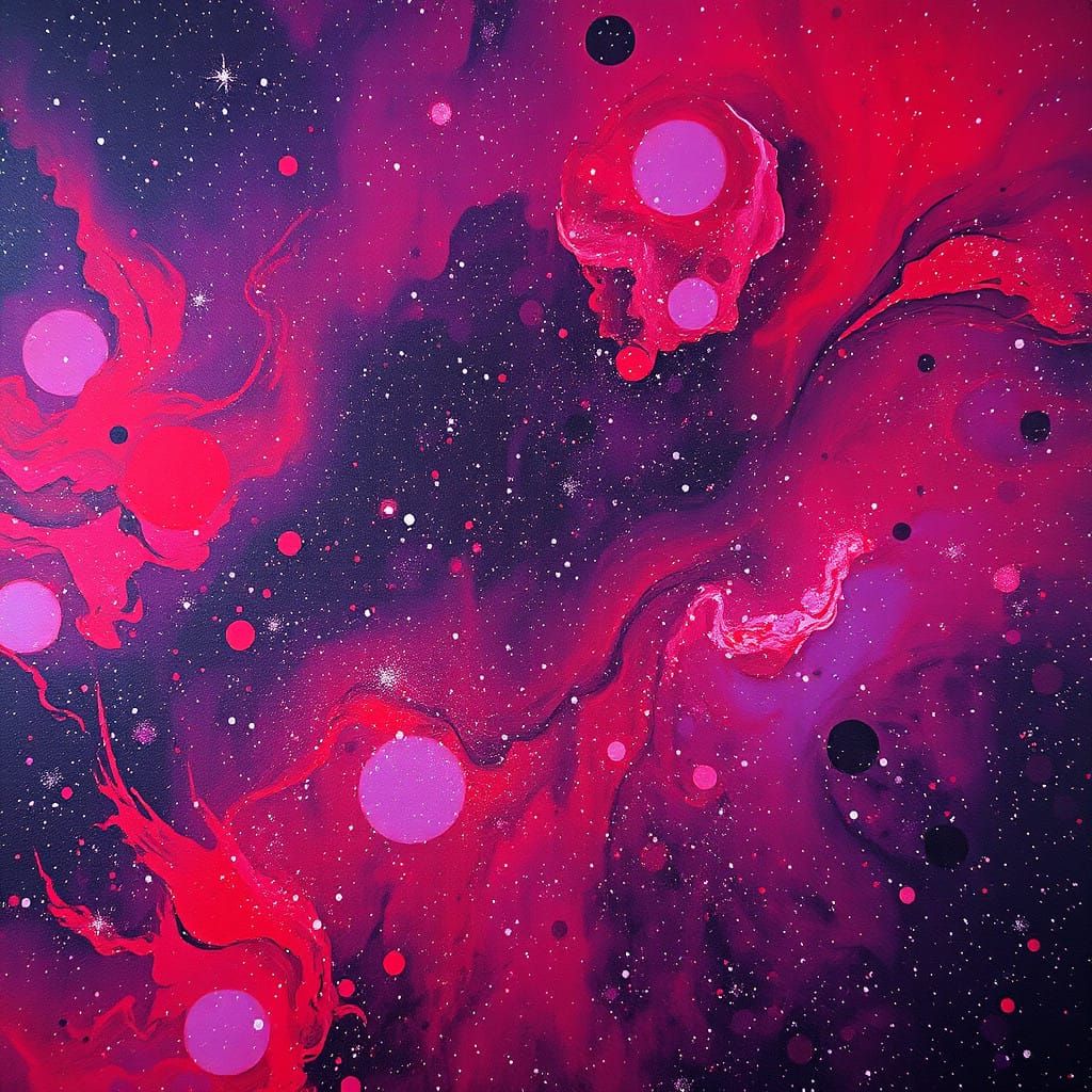 Dreamy Nebula Landscapes in Cosmic Colors