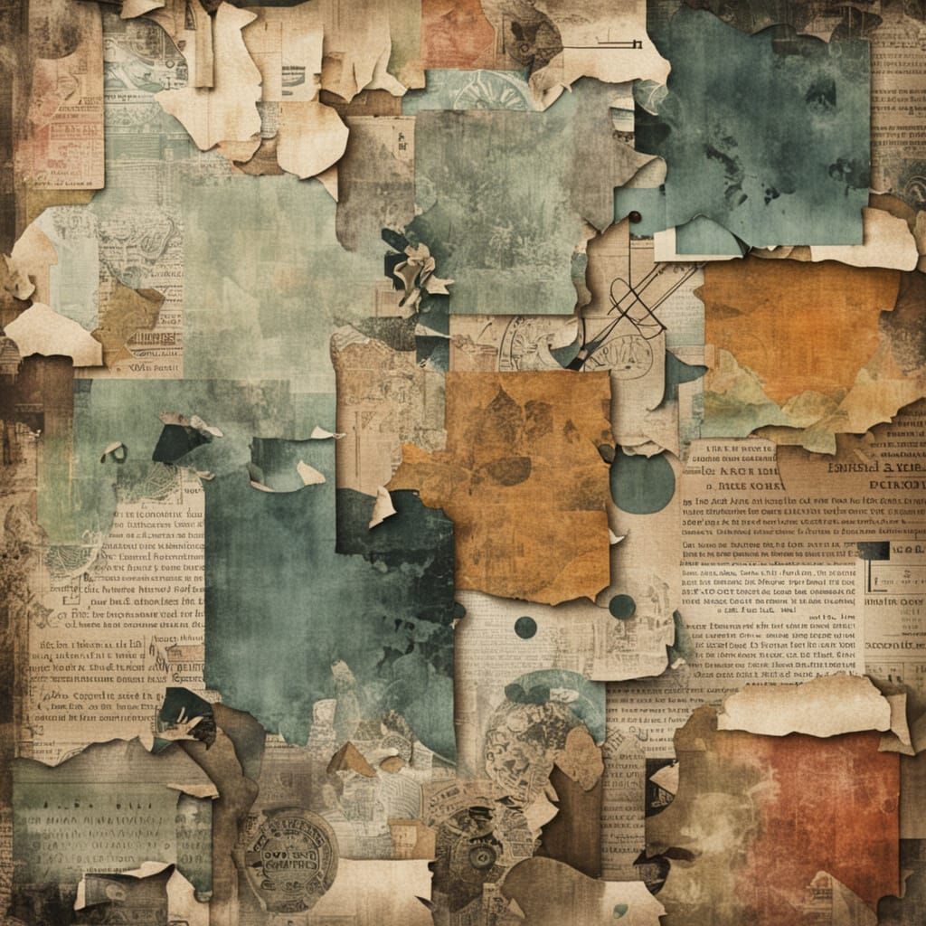 image of newspaper collage