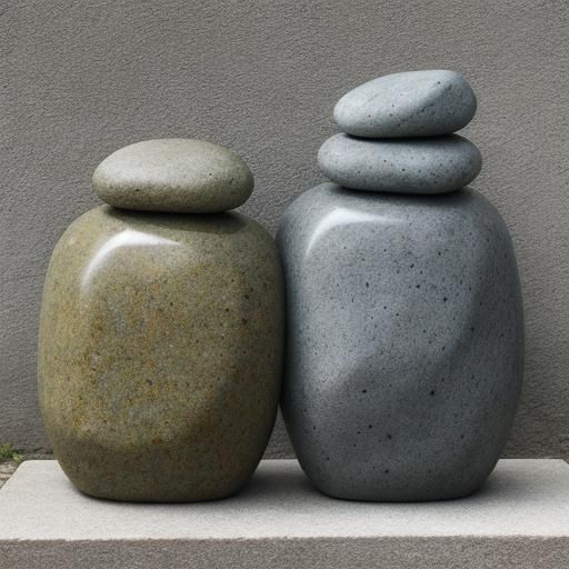 Stone Golem Couple in Love