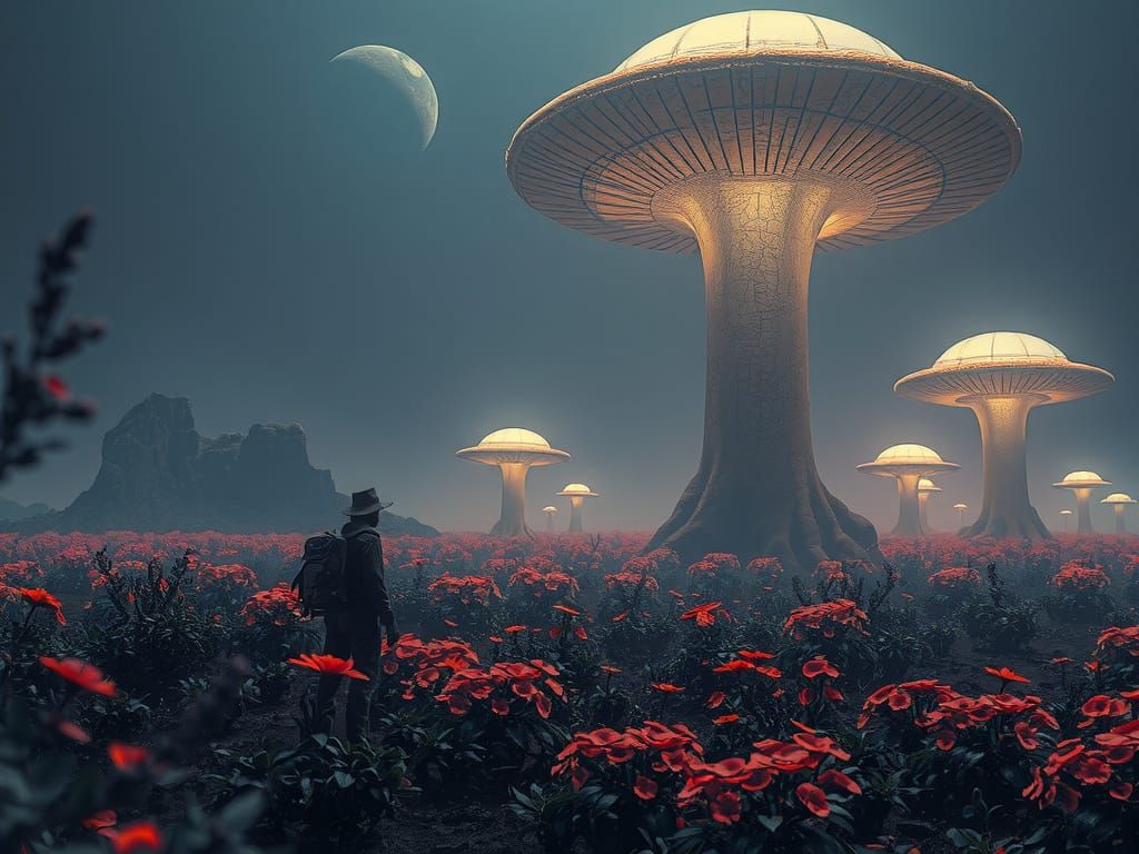 Cosmic Forest of Luminous Giants