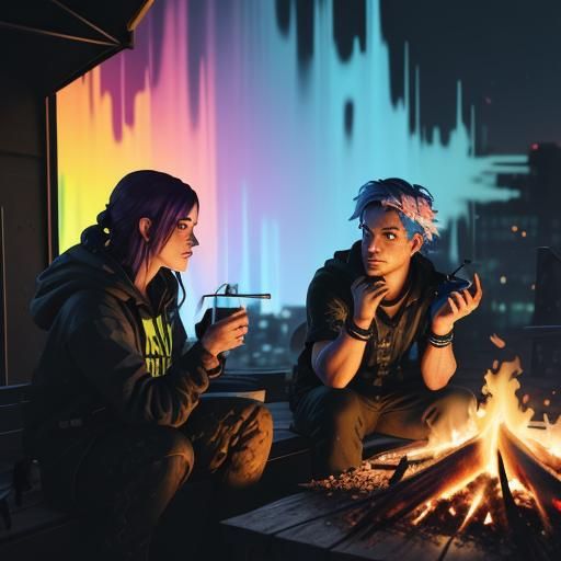 Explorer Emilie and Billie Eilish Campfire Flirtation