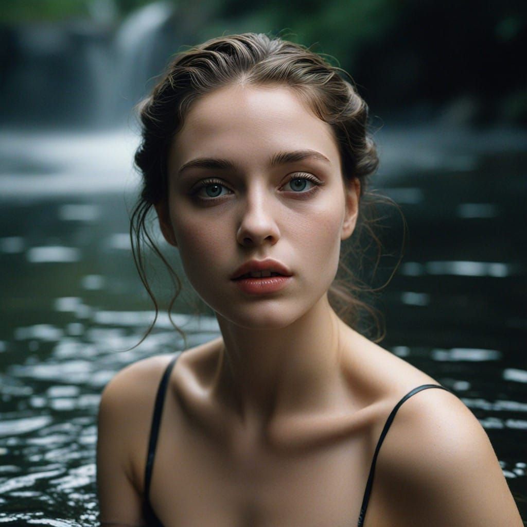 Euphoric Rapture Captured in Cinematic Film Still