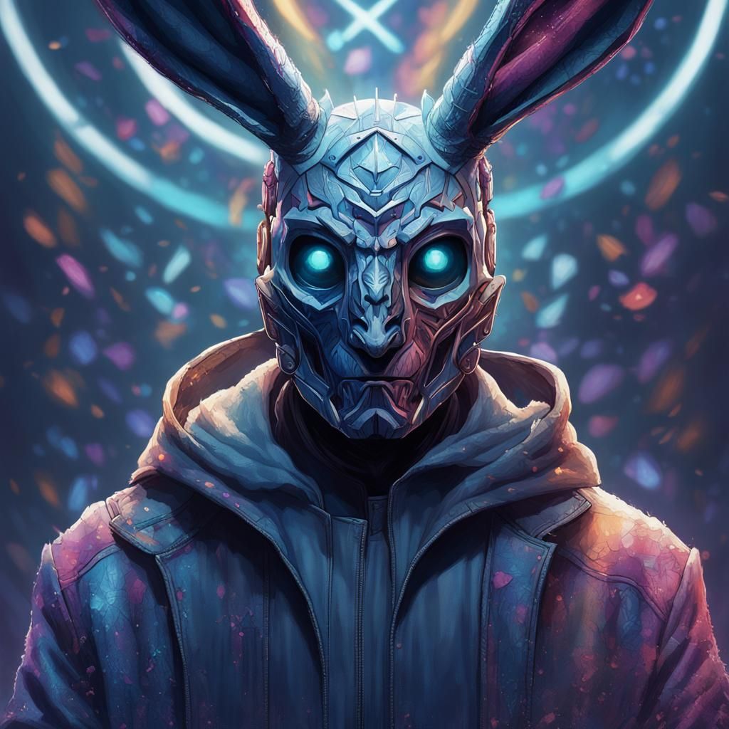 Donnie Darko Portrait in Hyperdetailed Style