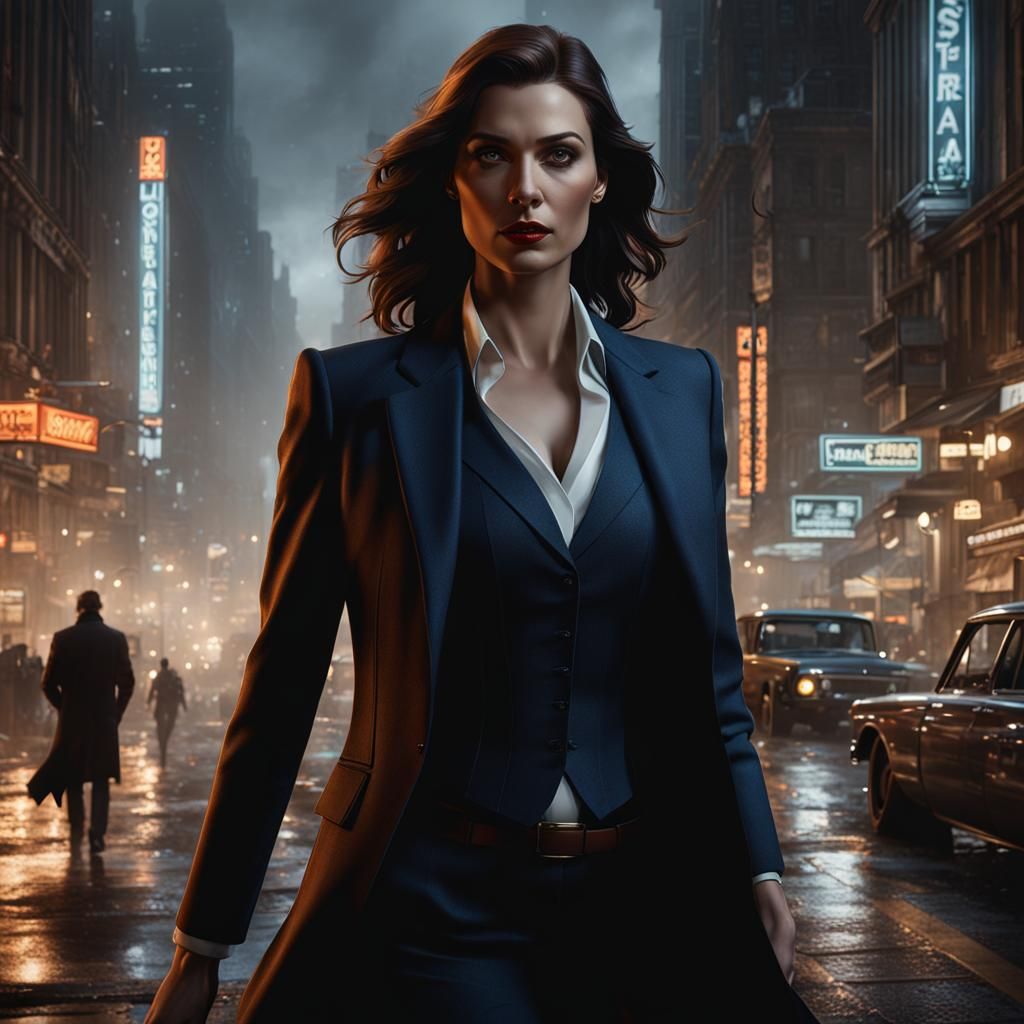 Lois Lane Dark Fantasy Concept Art in 8K