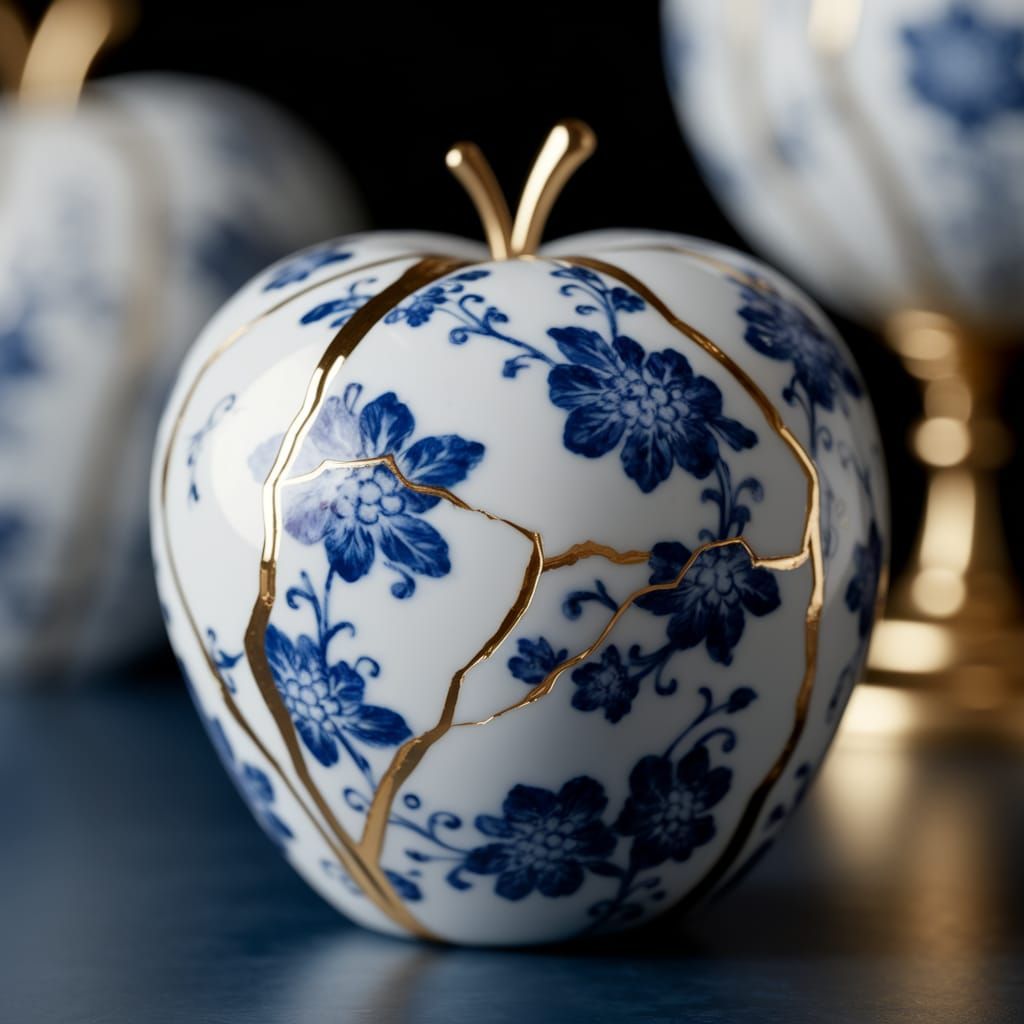 Kintsugi apple