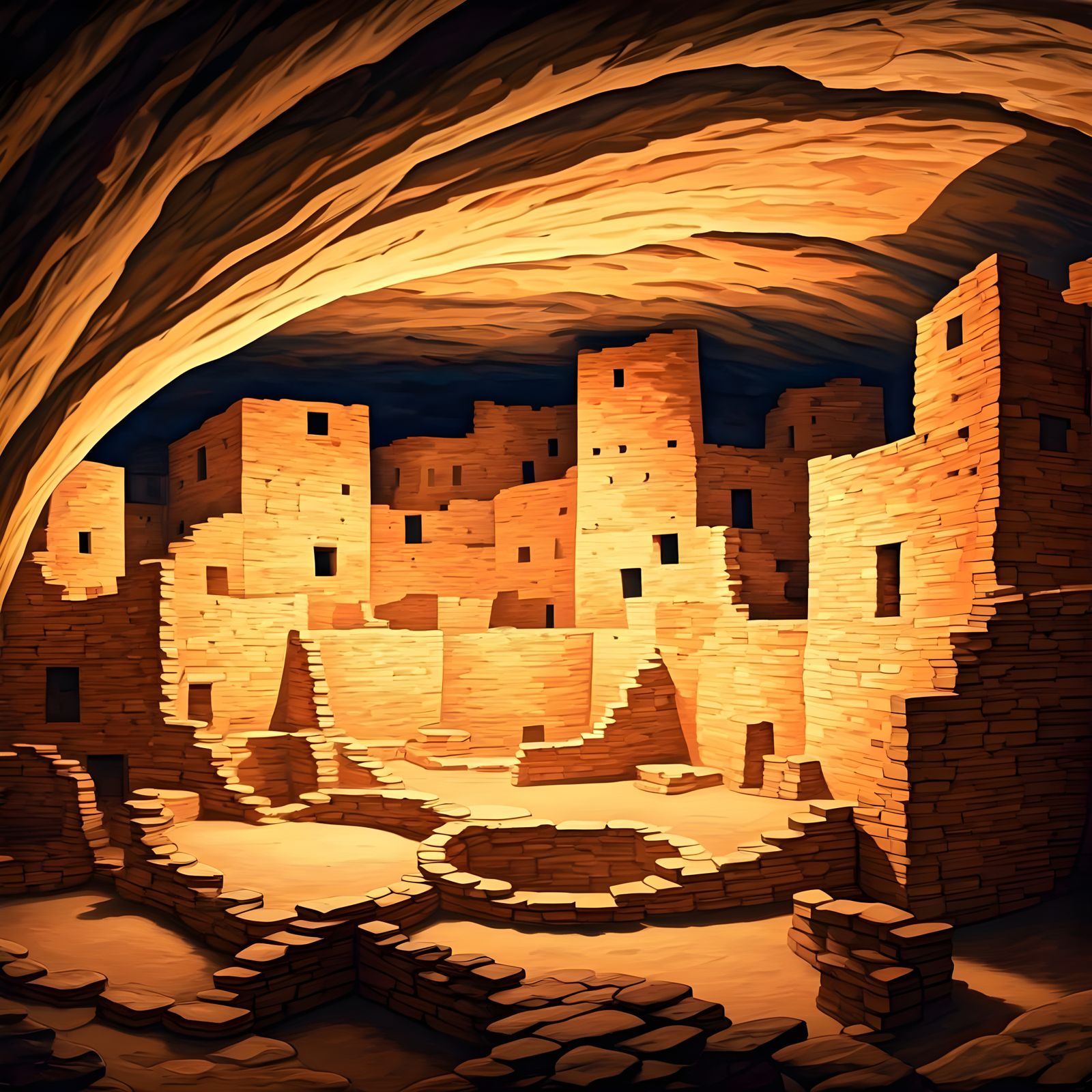 Cliff Palace: Ancient City in Colorado Cave