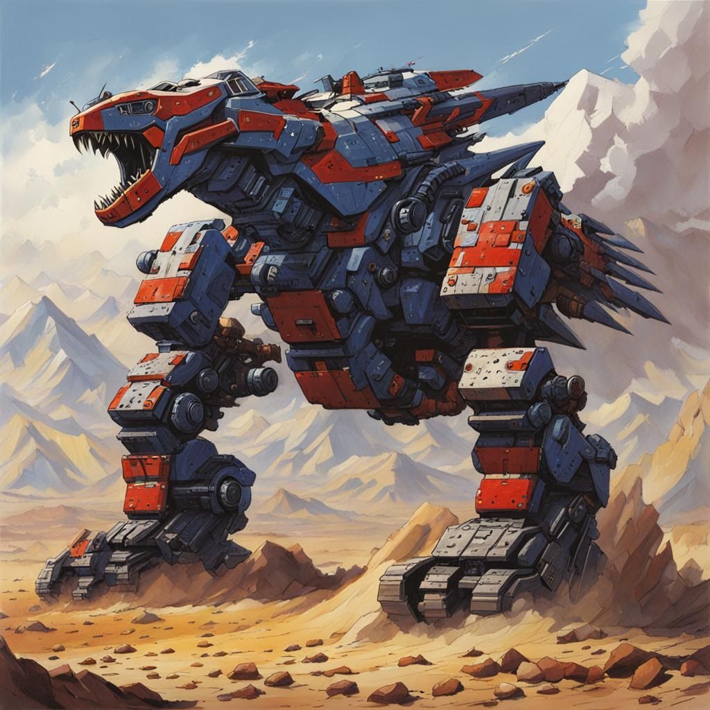 Fantastical Alien Landscape in Digital Art Style