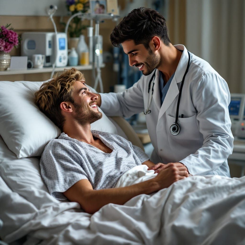 A Chiseled Doctor Wins Over His Young Patient's Heart