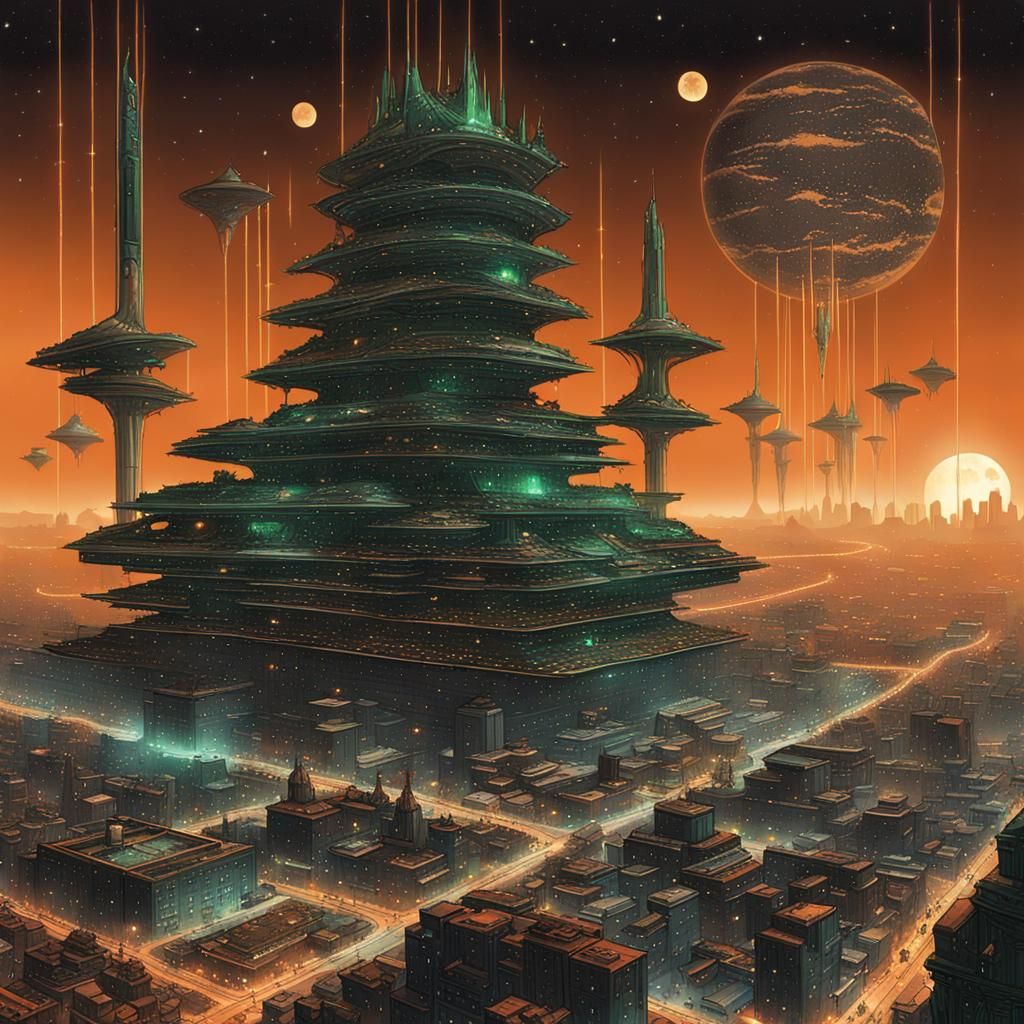 Marsport Outskirts: Ley Lines and Eldritch Tech