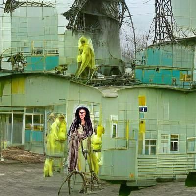 Cher in Chernobyl: An AI Generated Scene